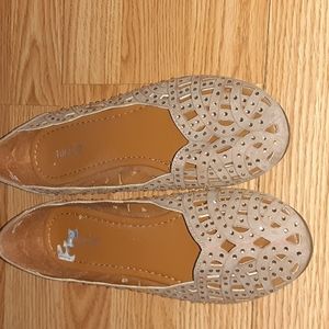 Nicole Tan with bedazzle Women's Flats